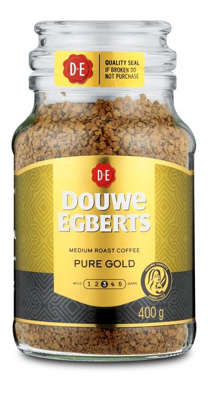 Douwe Egberts Pure Gold Instant Coffee - 400g Limited Edition Jar
