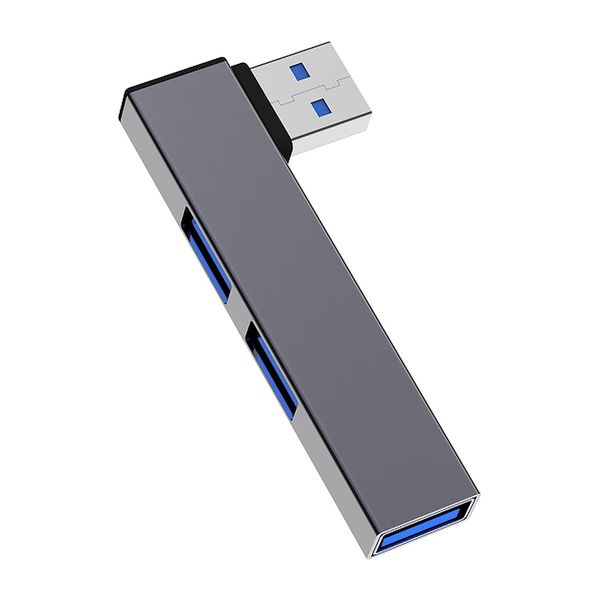 3-in-1 USB C Hub with 3 Ports - Compatible with Laptops and PCs