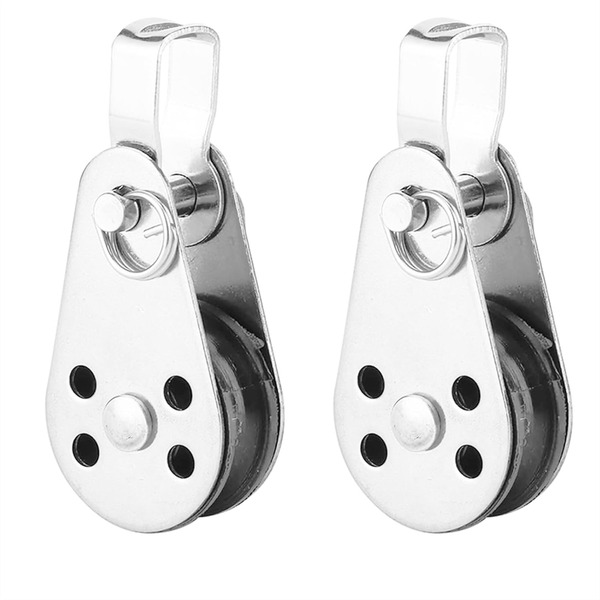 Sus316 Lifting Load Pulley Block Wheels Single Pulley Compatible with None