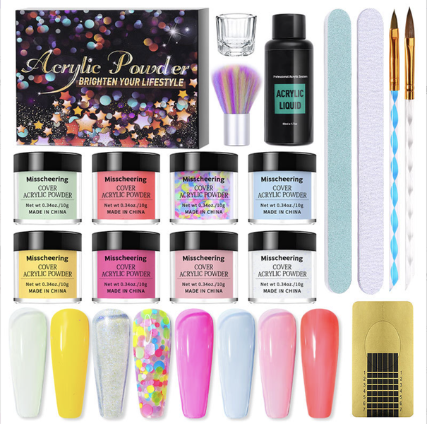16 Piece Misscherring Acrylic Powder Set 2