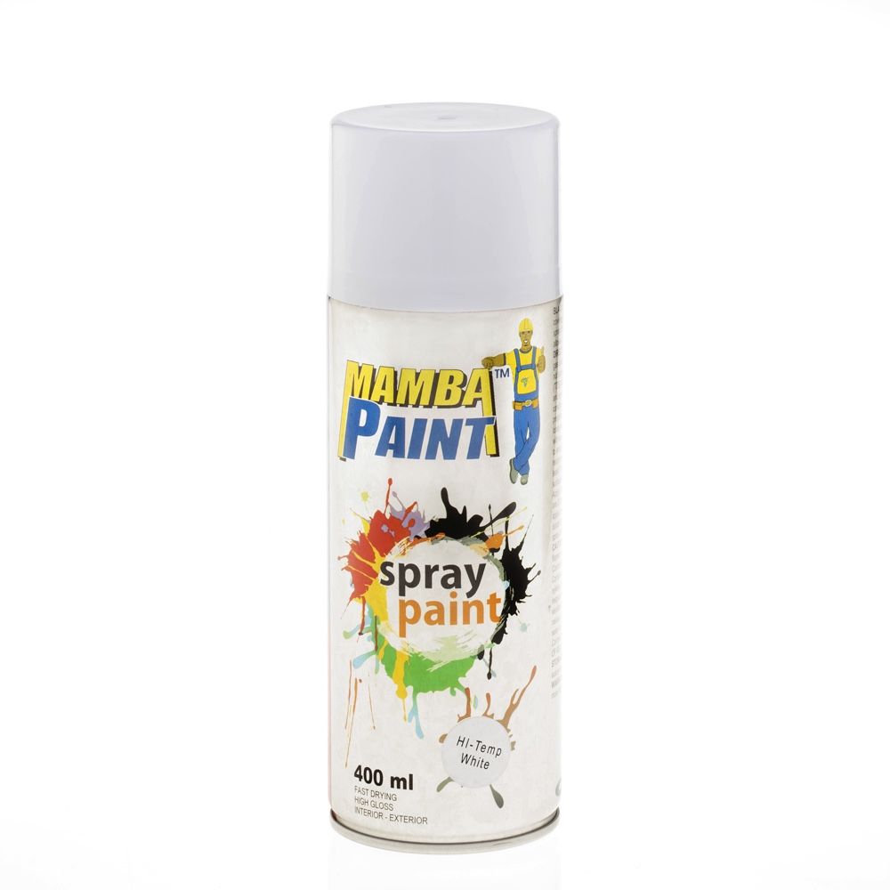 BLACK MAMBA Spray Paint 400ml HighTemp Resistant White Shop Today