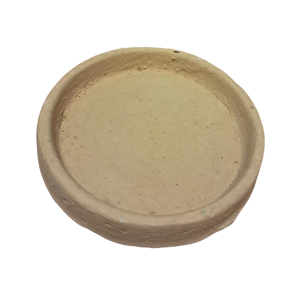 Round Reptile Flat Water &amp; feed Bowls - Large 15cm x2cm