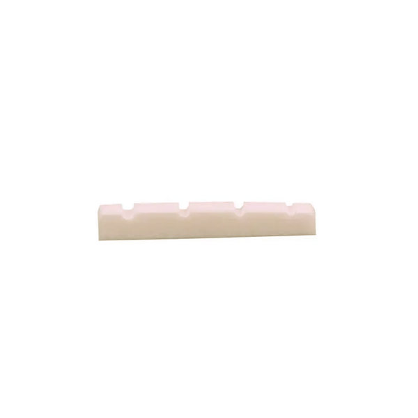 4-String Slotted Bass Guitar Nut 43x3mm Off-White ABS Bass Guitar Part