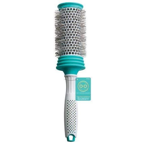 D&amp;D 80028 Wavy Professional Ceramic Ionic Thermal Wavy Nylon Bristle Teal