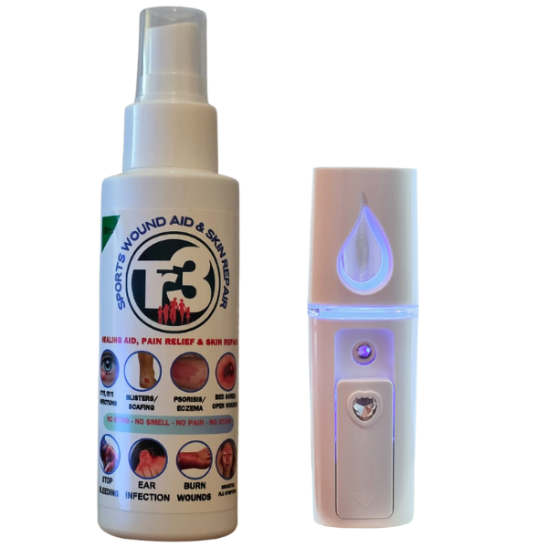 Tr3 Sports Wound Healing Aid &amp; Skin Repair + Nano Mister Kit