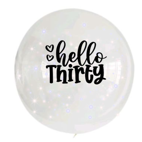 BG - Bobo Balloon - 24inch - Hello Thirty 30