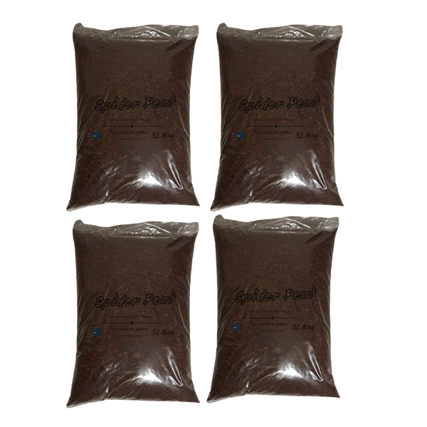 Spider Peat Bedding 5 L Size Bag - 4 Pack