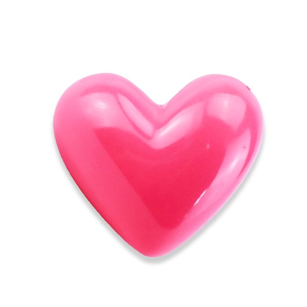 Heart Knob - Black - Home Decor - 4.5cm x 4.5cm x 3cm