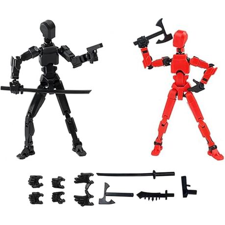 4 Pieces Dummy 13 Multijointed 3D Printable Action Figure Titan