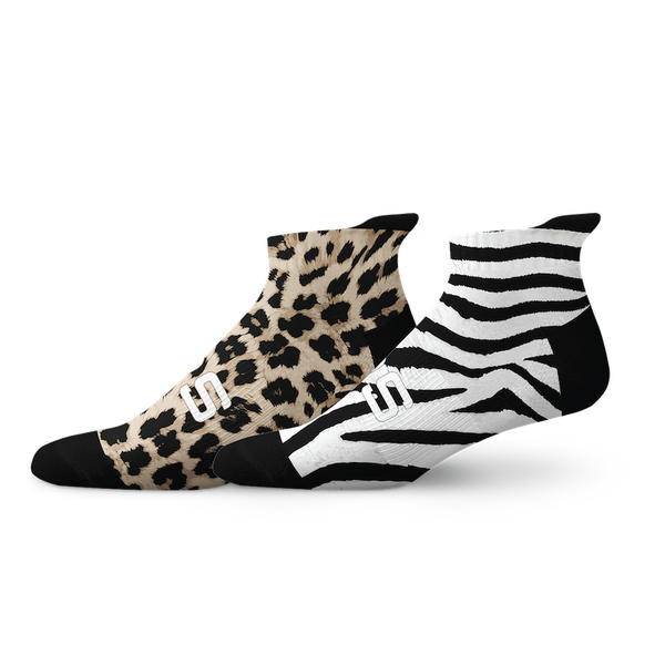 Sox Footwear Wild Animals Tab Combo 2 Pack Socks