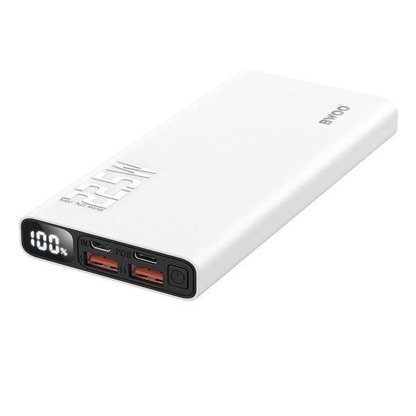 Bwoo- Ultra Thin Power Bank 10000mah 22.5w Fast Charging Type-C, PD