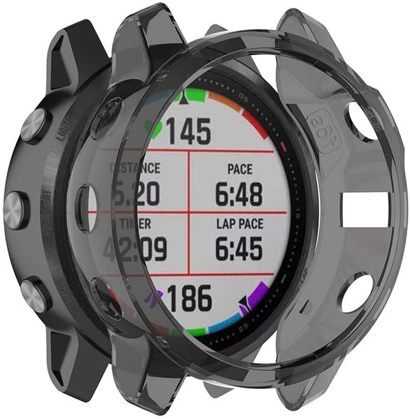 Replacement TPU Silicone Protective Case for Garmin Fenix 5S - Black
