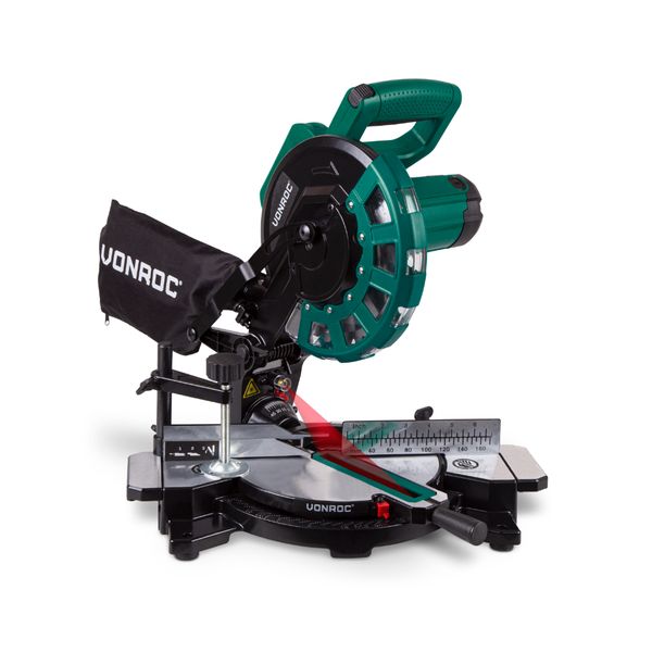 VONROC Mitre Saw 1700W - 216mm Blade with Laser