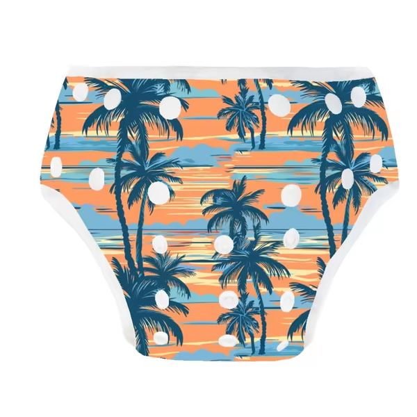 Baby Reusable Swim Diaper - Palm Island