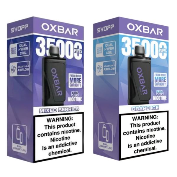 Oxbar SVOPP 35000 Puffs Disposable PODS - Mixed Combo (Pack of 2)