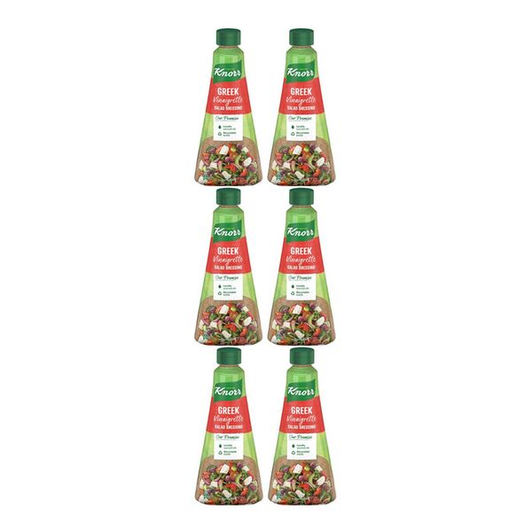 Knorr Vinaigrette Greek Salad Dressing - 6 x 340ml