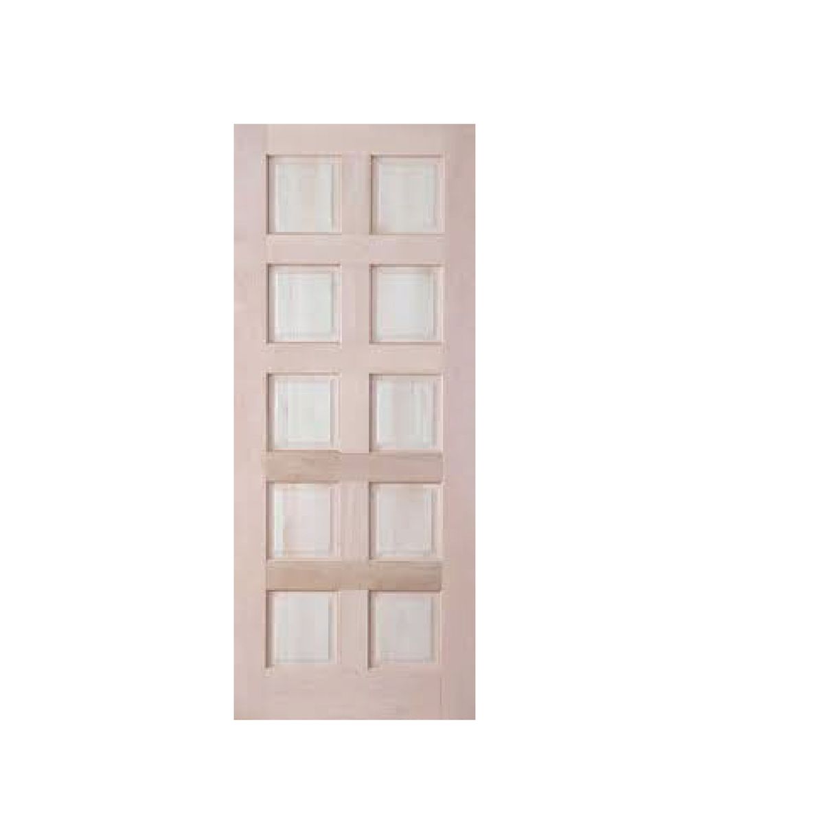 Hardwood Door 10 Panel 2032 x 813 x 40mm