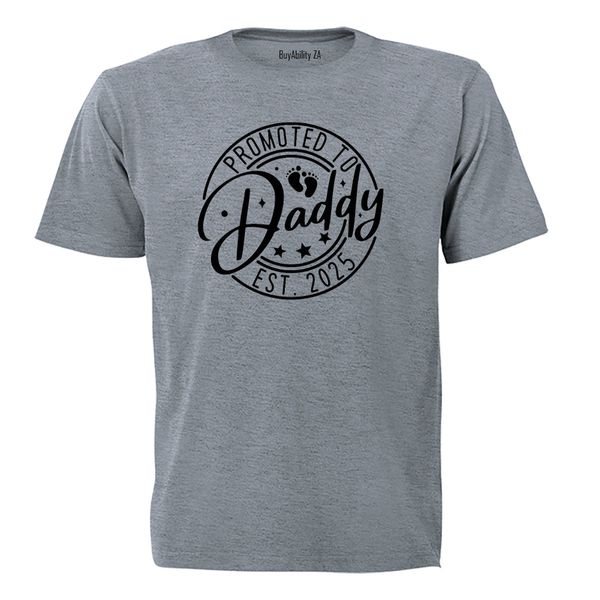 Daddy EST. 2025 - Circular - Adults - T-Shirt