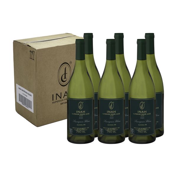Inah Superior Sauvignon Blanc Grape Juice - 6 x 750ml