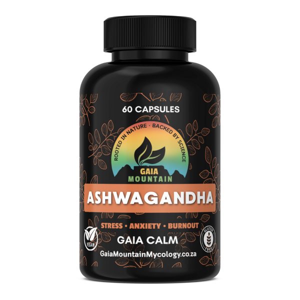 100% Ashwagandha Capsules - Adaptogenic Support | Gaia Calm | 60 Capsules
