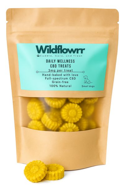 Wildflowrr CBD Beef Treats for Small Dogs