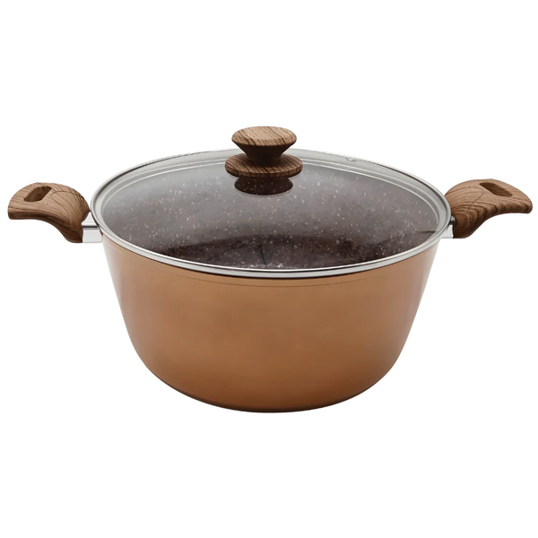 Non-Stick Casserole Pot with Wooden Handles