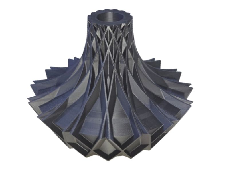 Round Vase Flower Spike Diamond
