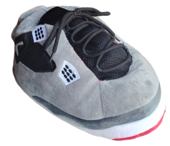 Sneaker Slippers Grey with Rubber Sole - UK5-UK10 One Size