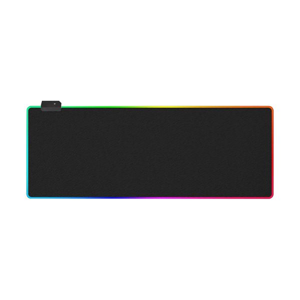 LED Light Mousepad RGB Keyboard Cover Desk-Mat Colorful Surface Mouse Pad