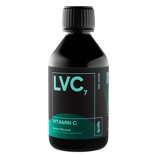 Lipolife - LVC7 - Liposomal Vitamin C - 500mg per 5ml - 250ml - Lemon Flav