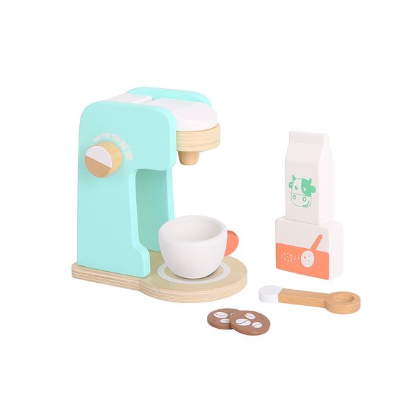 TookyToy Pretend Play Coffee Machine &amp; Accessories