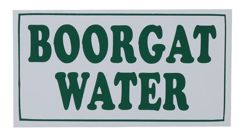 Boorgat Water Sign 150 x 80mm