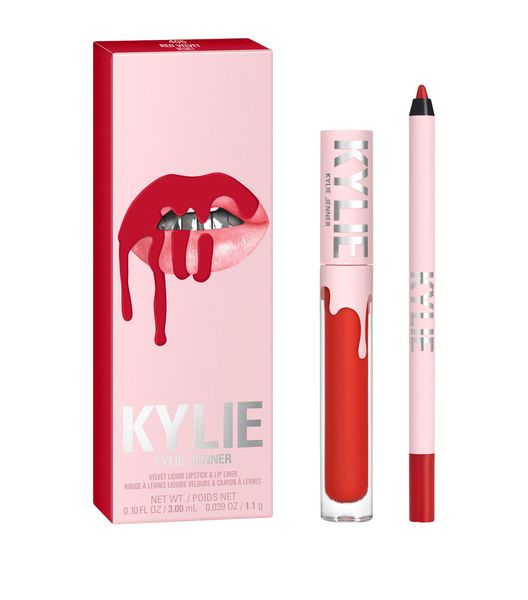 Kylie Cosmetics Velvet Matte Lipstick and Liner Kit (Parallel Import)