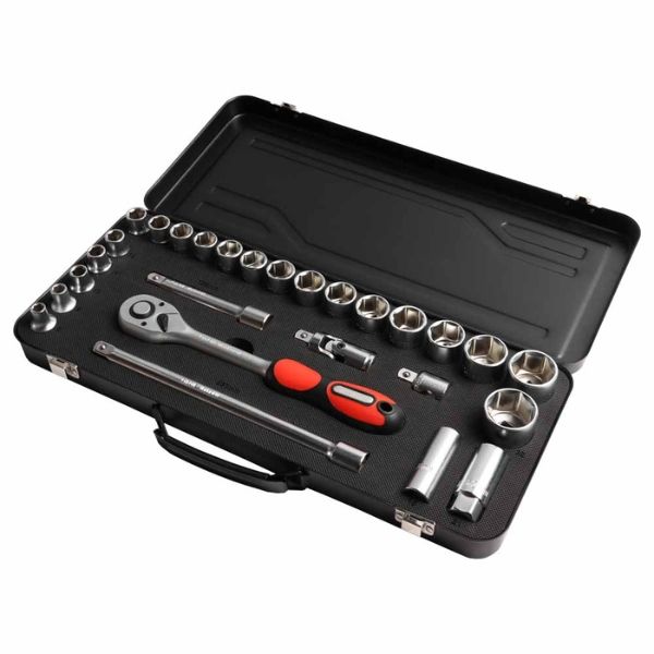 Tork Craft – ½” Socket and Ratchet Set - 27 Piece