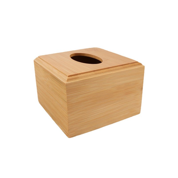 11.7cm Natural Bamboo Tissue Box Container 1123090