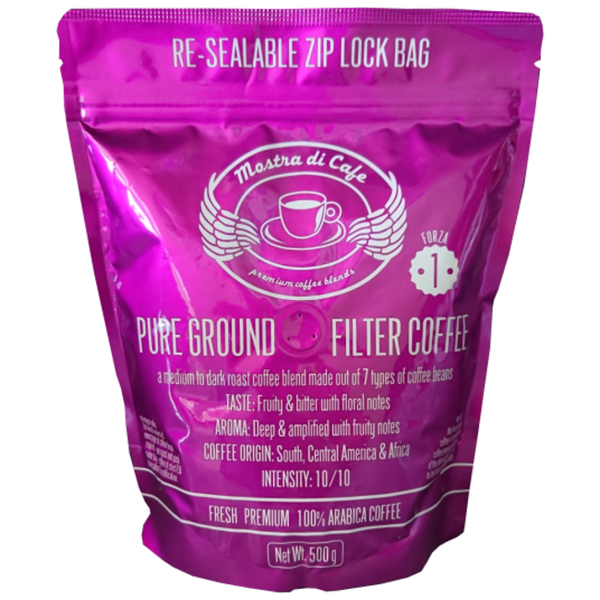 Forza No1 - 7 Types of 100% Arabica Ground in One Blend 500g-Ground Coffee