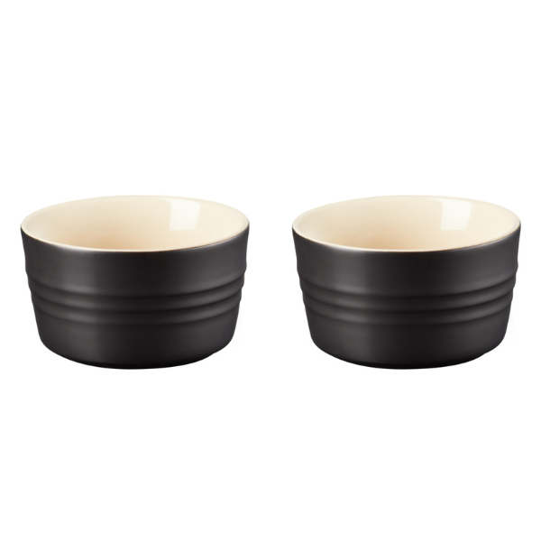Le Creuset Set of 2 Large Ramekins - Matte Black