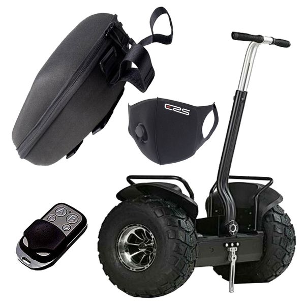 Self Balance Wheel Off-Road All Terrain Scooter-Lights-Remote-Bag-Mask