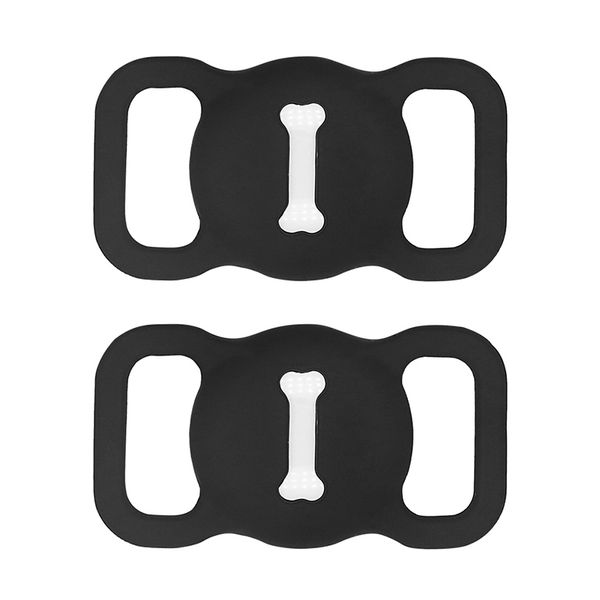 2pcs Silicone Airtag Holder for Pet Collar