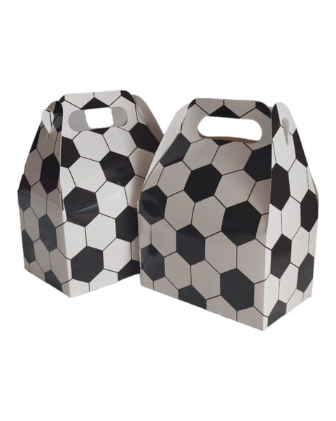 Black and White Soccer Party Boxes
