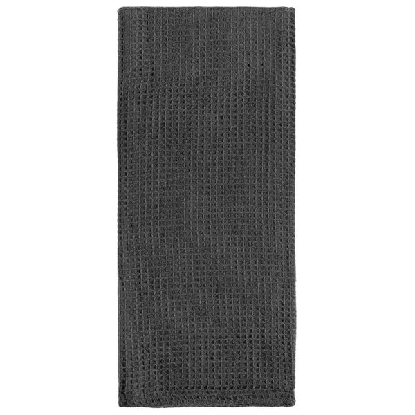 Bulk Pack 12 x Miss Lyn Waffle Weave Dark Grey Tea Towels