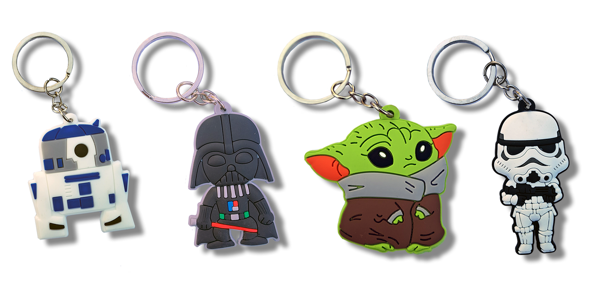 Baby Yoda / Darth Vader / Storm Trooper / R2-D2 / Keyrings - Starwars, Shop Today. Get it Tomorrow!