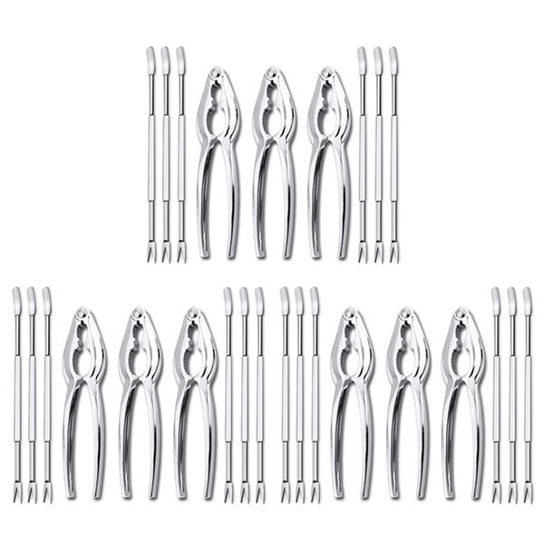 Seafood Crackers Tools Nutcrackers Set Sheller Kitchen Kits 9 Pack