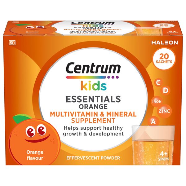 Centrum Kids Essentials Orange Effervescent 20 Sachets