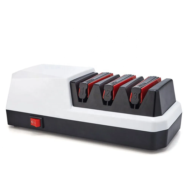3-Stage Diamond Knife Sharpener and Adjustable Blade Position