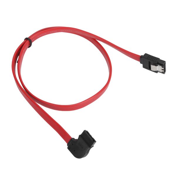 50cm Left Angle SATA 3.0 Cable Pure Copper Shrapnel