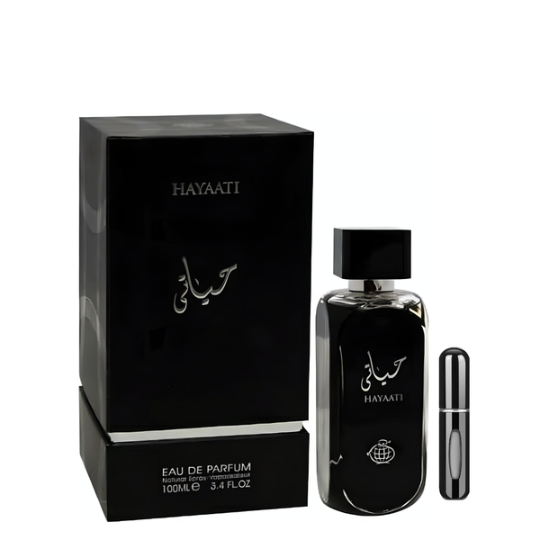 Hayaati by Fragrance World EDP - 100ml + Refillable Decant with Perfume
