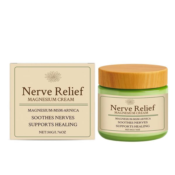 Nerve-Relief-Magnesium Cream, Muscle Discomfort Relief Topical for Stress