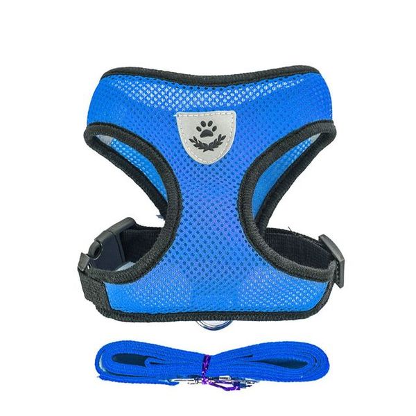 Pet Harness Puppy Cat Vest Blue