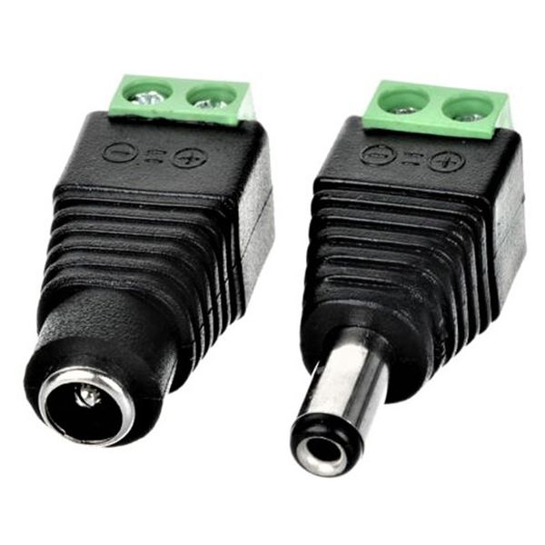 DC Power Connector 5.5mmx2.1mm Male/Female (10 Pairs)